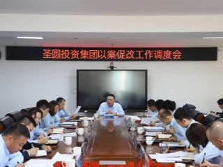 圣圓投資集團召開以案促改工作調度會